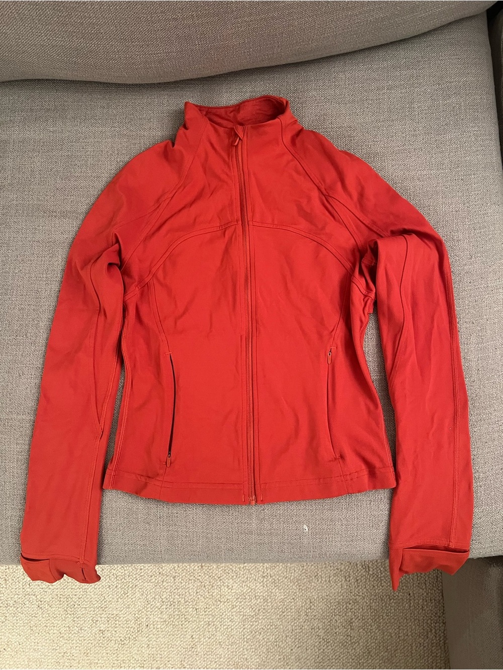 lululemon athletica red Nulu Cropped Define Jacket